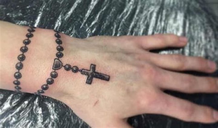 Unveil The Profound Symbolism And Allure Of Rosario En La Mano Tatuajes