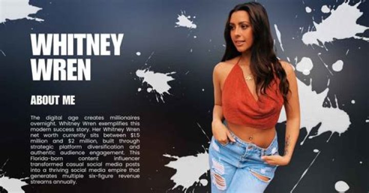 Whitney Wren Net Worth: How Much Does the Social Media Star Make?